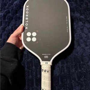 Holbrook Pickleball Paddle in Black and White
